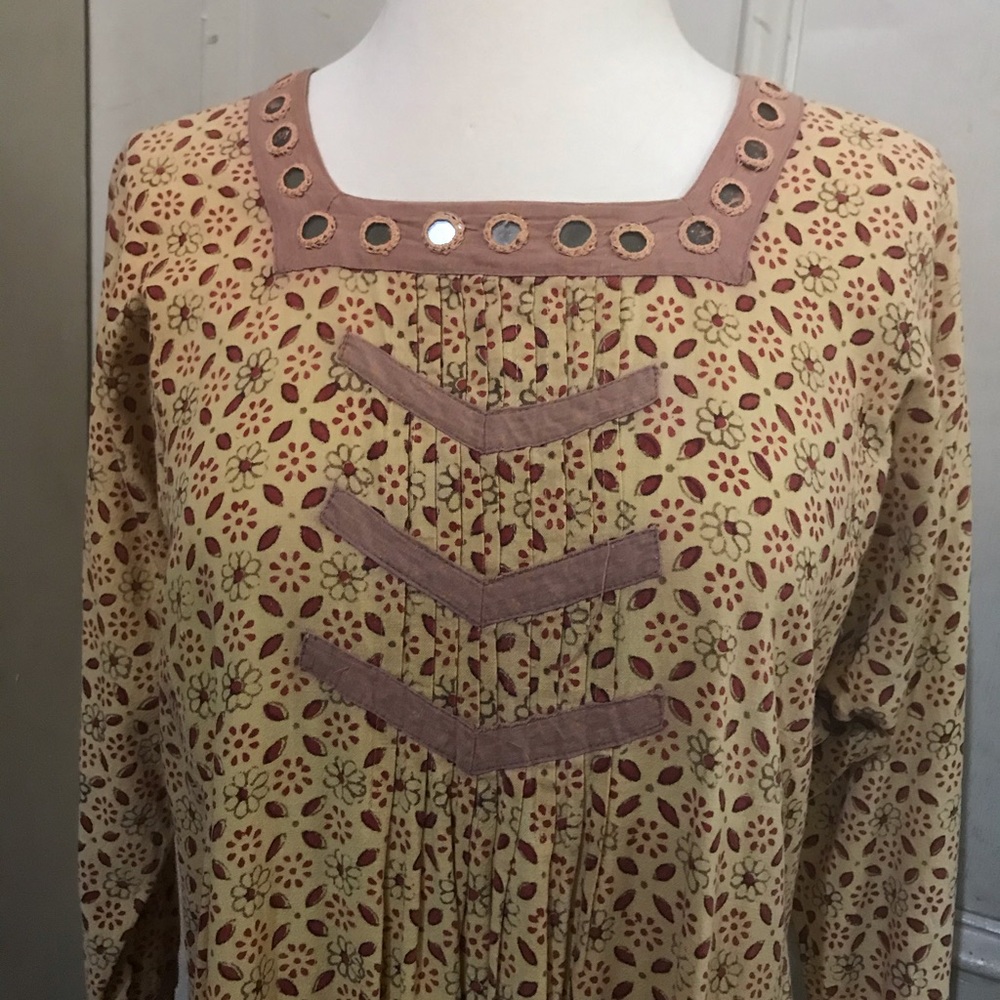 COPY - Vintage Indian Salwar Kurta, tunic over pants.